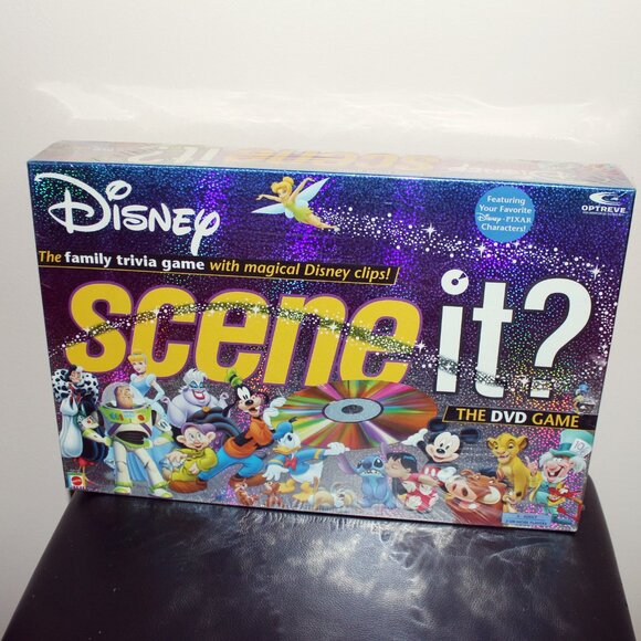 3/$77❤️new Disney Scene It? DVD Family Trivia Board Game 2004 Mattel Pixar - Picture 6 of 8